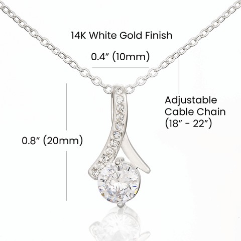 Gift for Lovely wife from Husband - Unbridled Love - Alluring Beauty Necklace